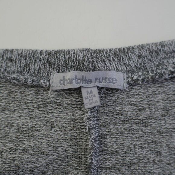 Charlotte Russe Medium Gray Knit Light‎ Weight Sweate - Picture 6 of 7